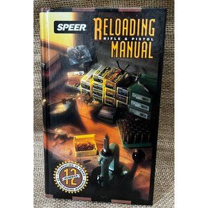 1995 Speer Reloading Manual Rifle & Pistol Book Hardback